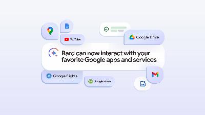 Bard, l'intelligence artificielle de Google arrive sur Maps, YouTube, Gmail et Drive