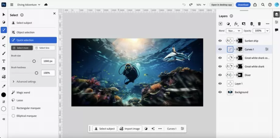 Firefly est l'outil Adobe Photoshop qui utilise l'intelligence artificielle pour éditer des photos. (Adobe)