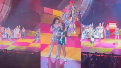 Le Mexicain vole la vedette à Katy Perry à Las Vegas ; Ils parlaient espagnol, dansaient et faisaient même le grand écart |VIDEO