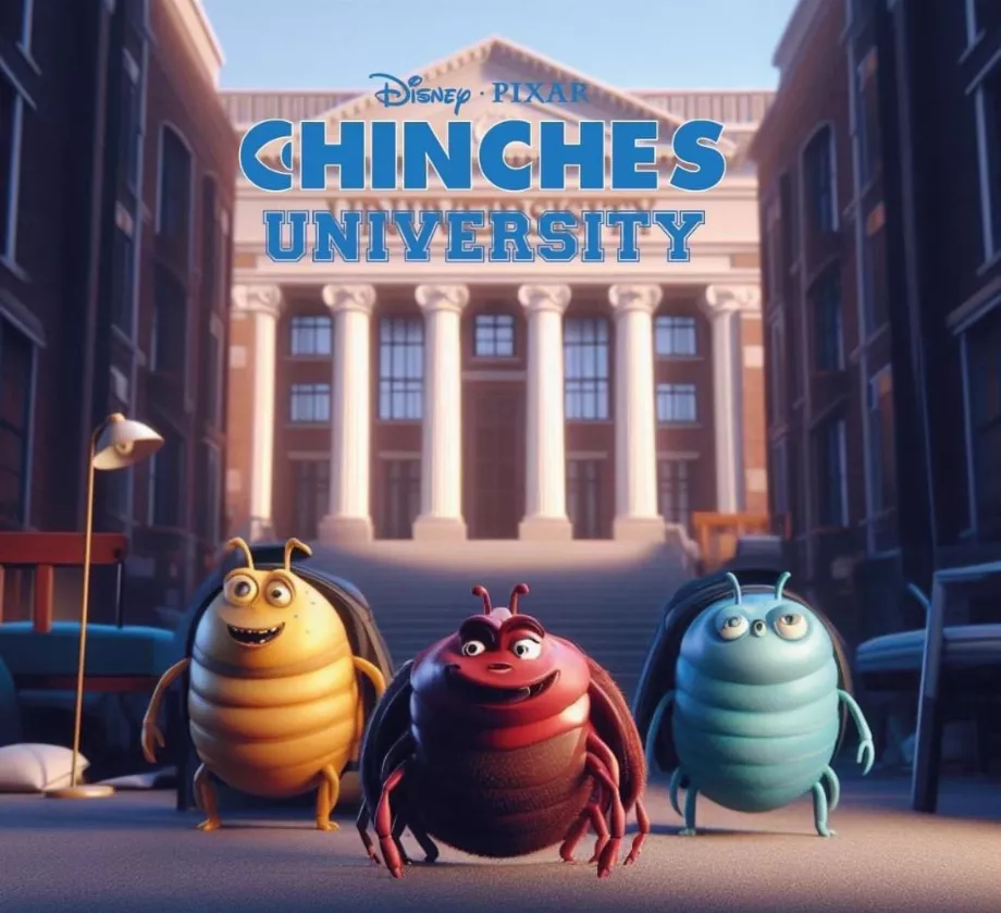 Une satire d'un film d'animation Disney est devenue virale sur les réseaux sociaux, mais avec les punaises de lit de l'UNAM.