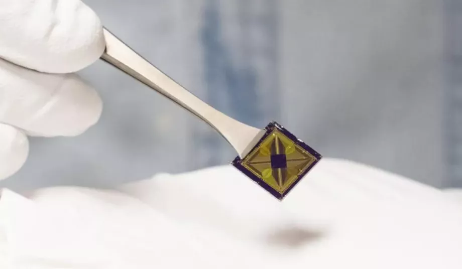 Voilà à quoi ressemble le « langage électronique » développé par les chercheurs de la Pennsylvania State University. Il s'agit d'un capteur électronique à base de graphène qui peut « tester » les profils de saveurs. (Laboratoire de recherche/Penn State)