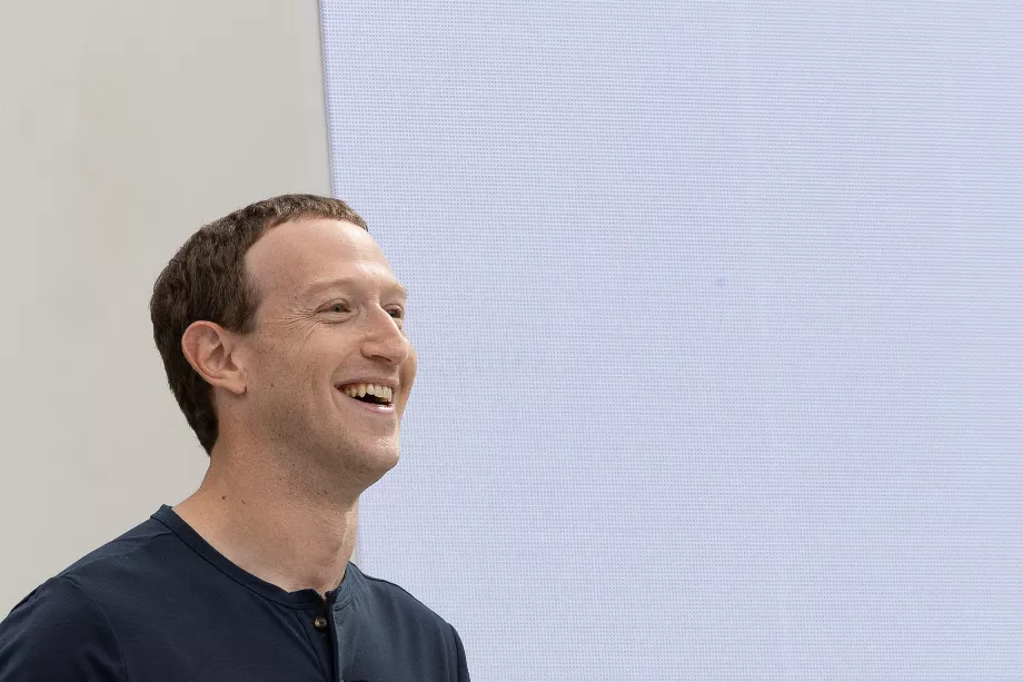 Mark Zuckerberg, PDG de Meta, prononce un discours lors de l'événement Meta Connect au siège de la société à Menlo Park, Californie, États-Unis, le 27 septembre 2023. REUTERS/Carlos Barria