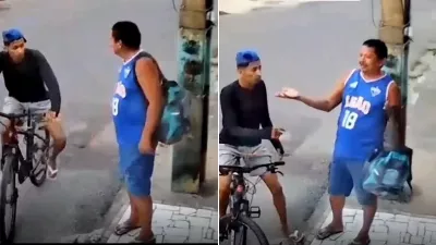 Il a été sauvé d'un braquage en pleine rue en reconnaissant le complice du voleur