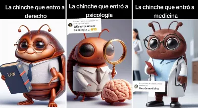 Voici à quoi ressembleraient les punaises de lit si elles étudiaient à l'UNAM, selon l'intelligence artificielle