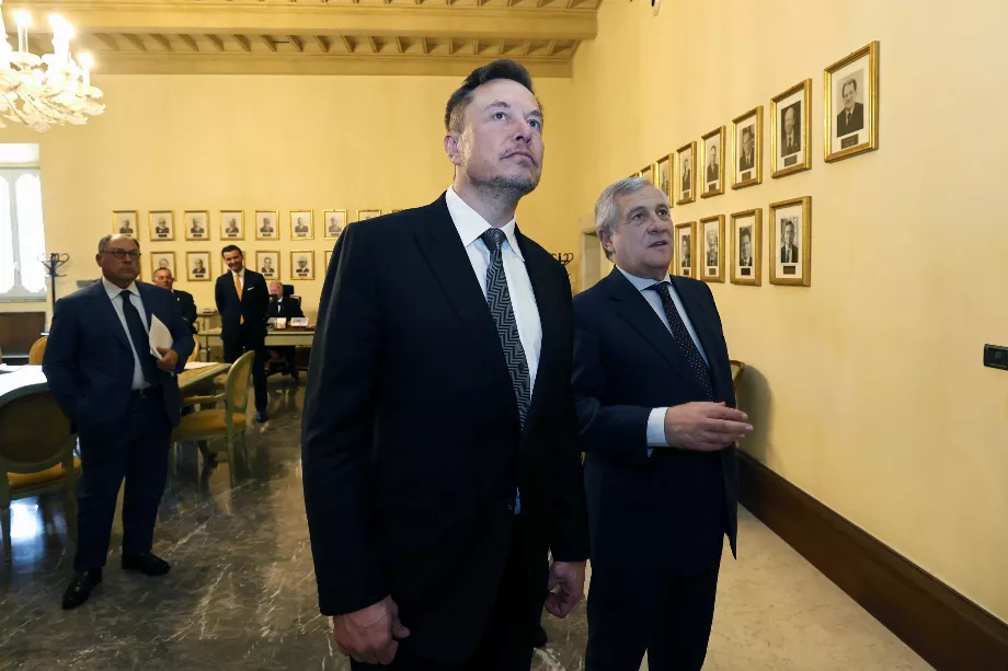Elon Musk, PDG de Tesla et Twitter, sur une photo d'archive. EFE/EPA/Vincenzo Livieri
