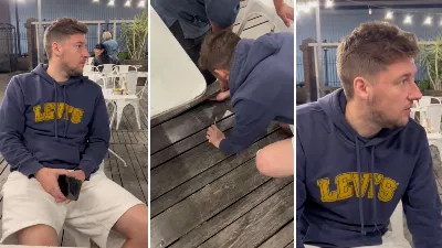 Il est allé dîner avec sa petite amie et a subi un accident inhabituel devenu viral : « Nouvelle peur débloquée »