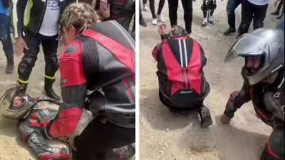 Il a simulé un grave accident de moto pour demander à sa copine de l'épouser : la réaction de la jeune femme