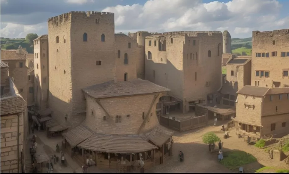 La ville ressemblerait à une petite forteresse. (TikTok : nostalgietime1999)