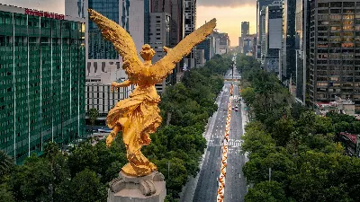 Voici à quoi ressemblerait le CDMX si la neige tombait, selon AI