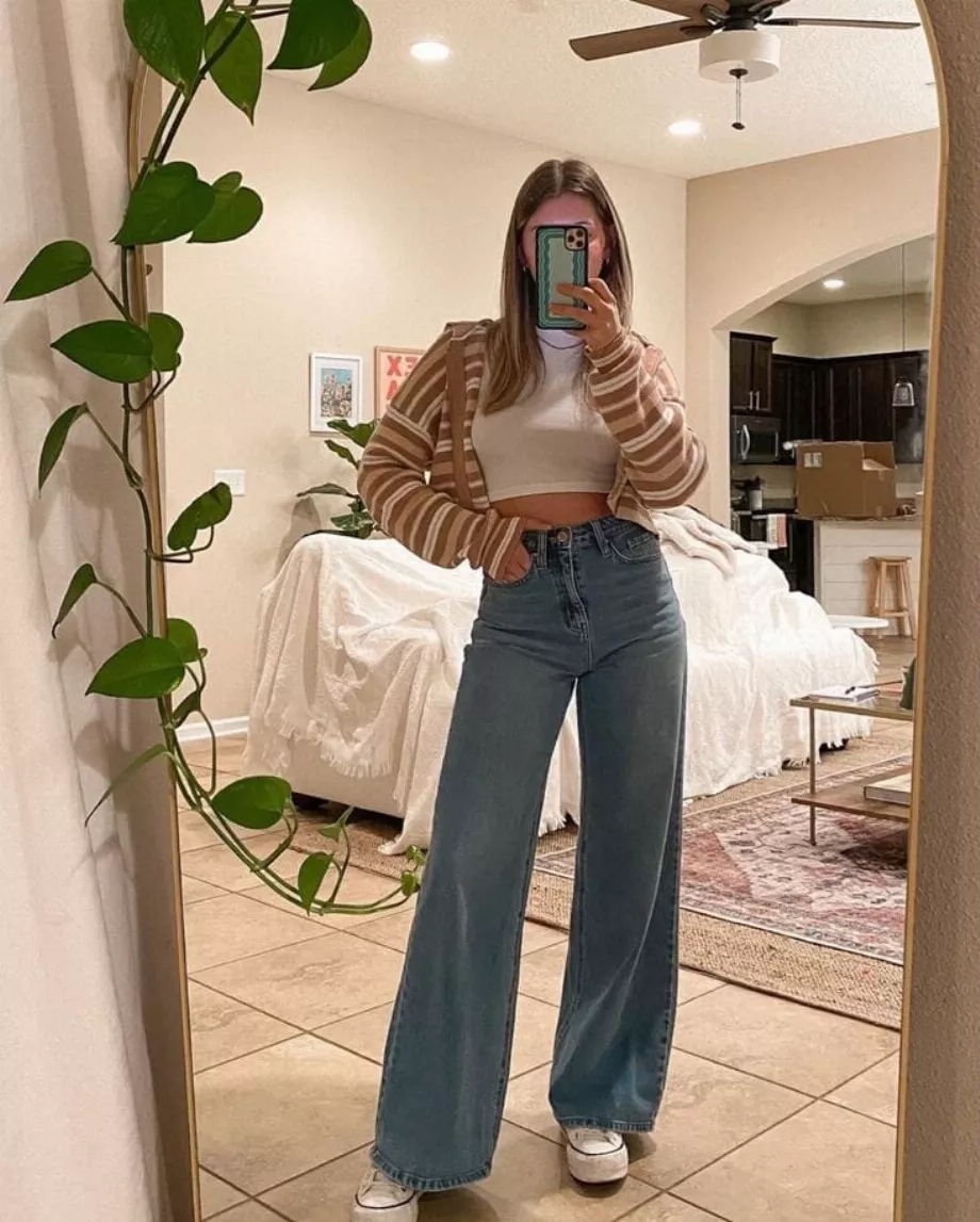 Les pantalons de magasin sont devenus à la mode. (Pinterest/Kristine Dalton)
