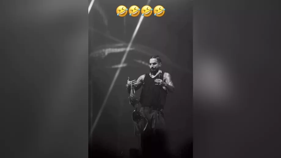 C'était la réaction de Maluma au cadeau d'un fan – crédit @maluma/Instagram