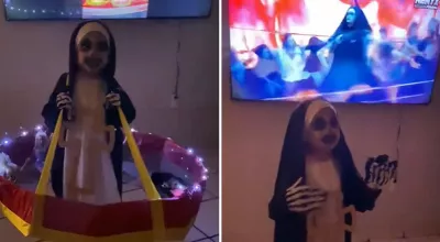 Une fille se déguise en « Viral TikTok Nun » et devient une sensation sur Internet | VIDÉO