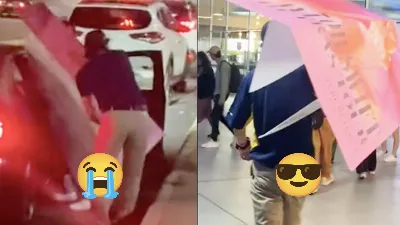 Swifties contre « Cinepolitos » : un employé de cinéma surpris en train de gagner le combat pour une affiche de Taylor Swift | VIDÉOS