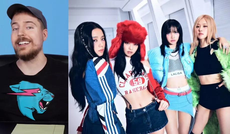 Les enfants préfèrent les contenus de défi comme Mr. Beast et leur groupe Kpop préféré est Black Pink. (YouTube/YG Divertissement)