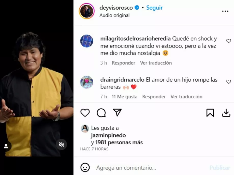Les fans sont surpris de revoir Johnny Orosco. | capture/Instagram