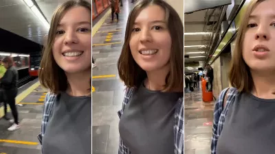 « Vous ne comprendriez pas » : un étranger est devenu viral pour avoir aimé le métro CDMX parce qu'il a la télévision