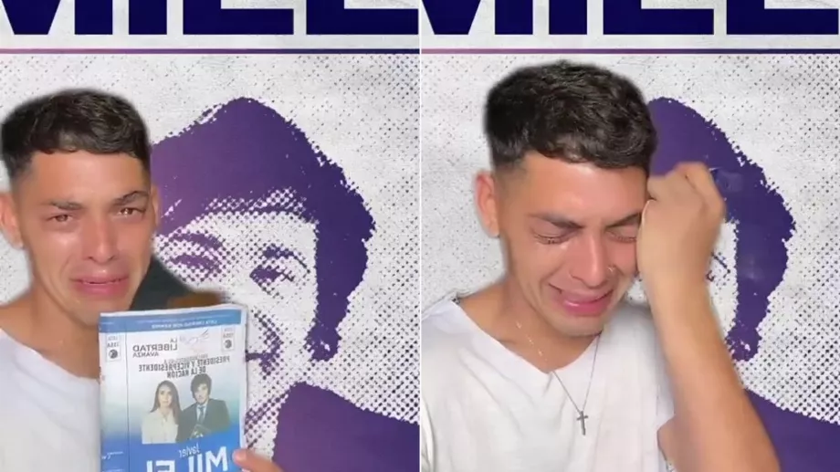 Le dévouement émotionnel d'un jeune électeur à Javier Milei. (TIC Tac)