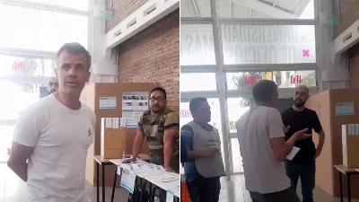 Ils voulaient contester son vote parce que sa chemise portait le logo d'une couronne.
