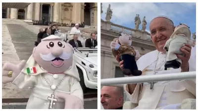 « Je me sens en paix » : le Dr Simi se rend en Italie et « prend » une photo avec le pape François