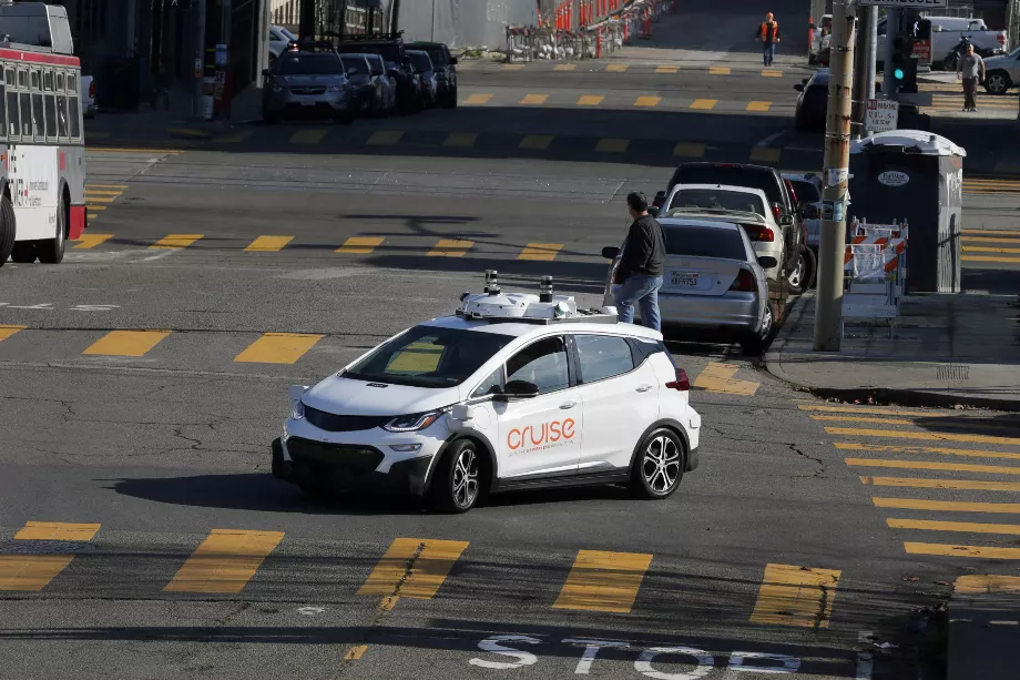 La compagnie Cruise a caché une partie d’une vidéo dans laquelle on pouvait voir un véhicule autonome écraser une femme. (Reuters/Elie Nouvelage)