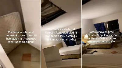 Un homme demande de l'aide après avoir été coincé avec ses filles dans un hôtel d'Acapulco après l'ouragan Otis