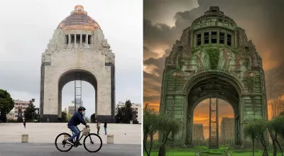 Voici à quoi ressemblerait le CDMX si l'humanité disparaissait, selon l'intelligence artificielle (IA)