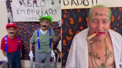 Ils ont organisé un concours de costumes dans une maison de retraite pour Halloween : de Mario et Luigi au Joker