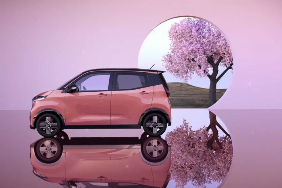 Ce modèle, vendu uniquement sur le marché asiatique, dispose d'un moteur électrique de 63 CV avec une autonomie de 180 km. (Nissan)