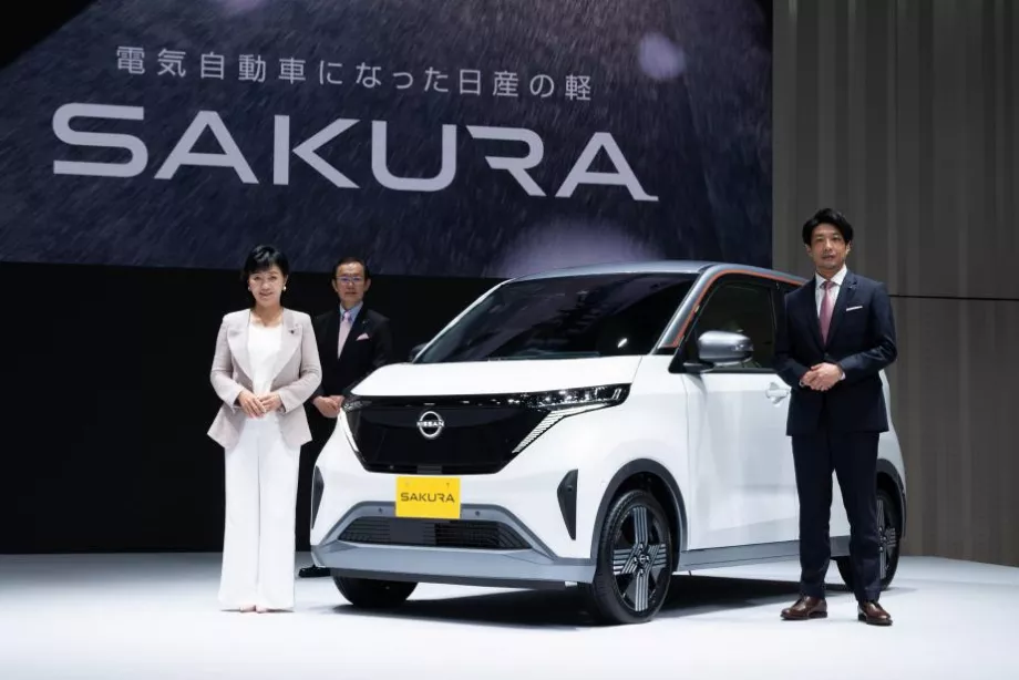 Ce modèle, vendu uniquement sur le marché asiatique, dispose d'un moteur électrique de 63 CV avec une autonomie de 180 km. (Nissan)