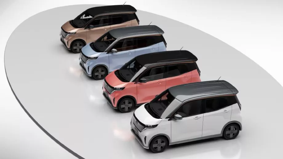Ce modèle, vendu uniquement sur le marché asiatique, dispose d'un moteur électrique de 63 CV avec une autonomie de 180 km. (Nissan)