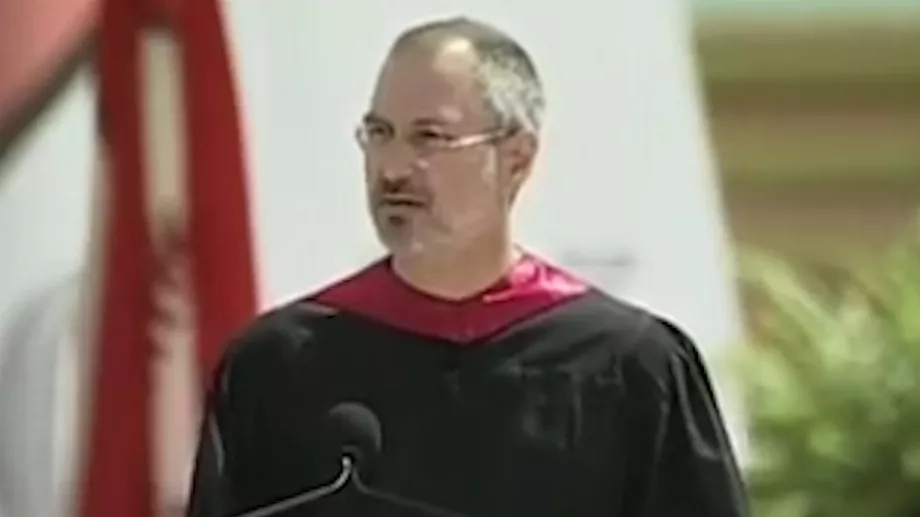 Steve Jobs a prononcé un discours devant des étudiants de l'Université de Stanford, aux États-Unis, en 2005.