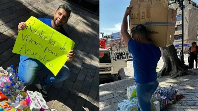 Paco de las empanadas réapparaît ! Collecter de la nourriture pour les victimes d'Acapulco après Otis