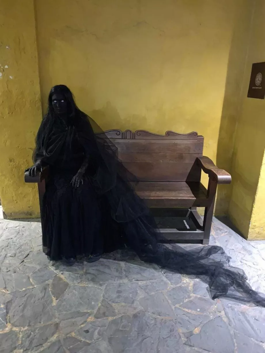 La « femme de l'ombre » a gagné des applaudissements et une reconnaissance, car c'est l'un des meilleurs costumes d'octobre et novembre de l'année 2023, au Mexique. Photo : Ary Suárez