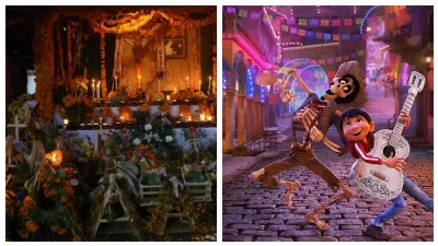 Un homme met une photo d'Héctor, personnage de Coco, dans son offrande du Jour des Morts : « Tu passes parce que tu passes, charnel » | PHOTO