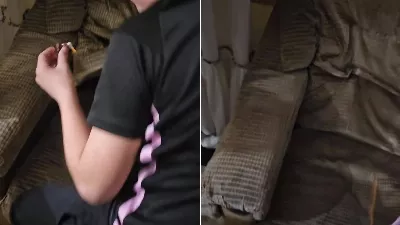 Ils ont entendu des bruits étranges sur le canapé de grand-mère et ont trouvé quelque chose de surprenant