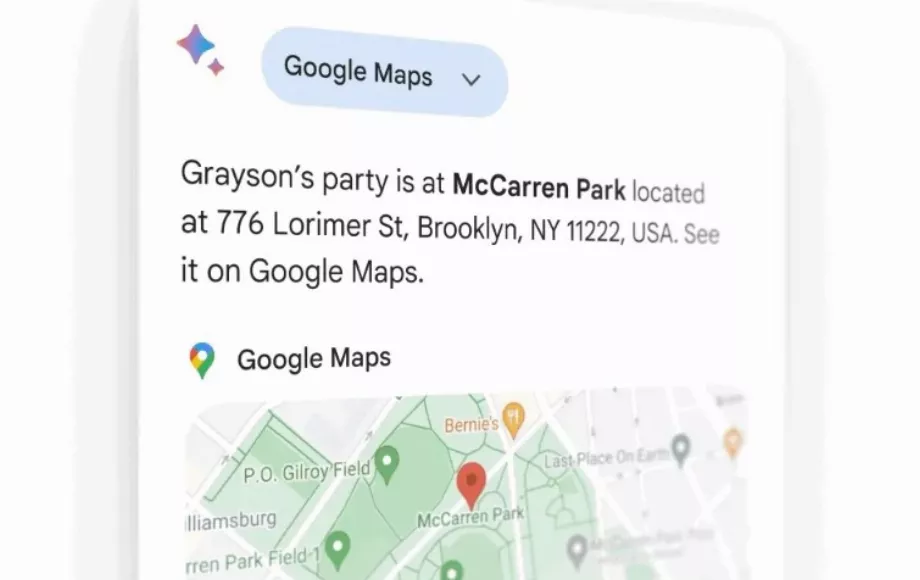 Bard est inclus dans Google Maps. (Google)