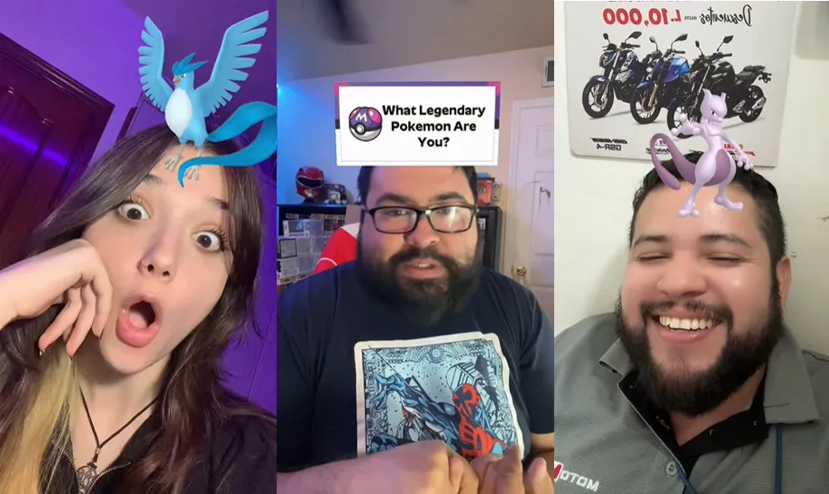 Le filtre TikTok vous indique quel Pokémon légendaire vous êtes. (Infoba)