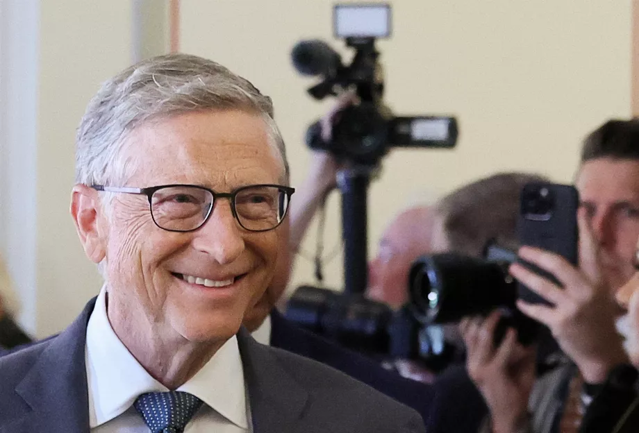 Gates a fondé Microsoft à 20 ans. REUTERS/Léa Millis