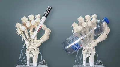 Cette main de robot 3D possède des os, des tendons et des ligaments