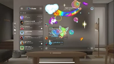 Le projet de Telegram d'utiliser des autocollants et des animations 3D avec les lunettes Vision Pro d'Apple