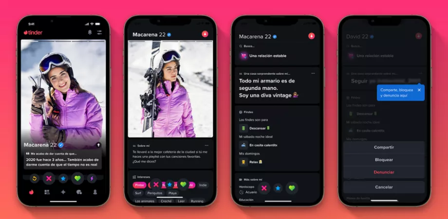 Tinder, une application de rencontres populaire, accordera plus d'importance à la personnalité des utilisateurs. (Tinder)