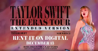 Le film Eras Tour de Taylor Swift sera diffusé sur YouTube, Google Play et d'autres plateformes. C'est la date de sortie