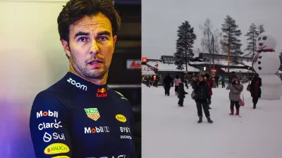Voici à quoi ressemblerait la course de Checo Pérez si le GP de F1 se déroulait au pôle Nord, selon l'intelligence artificielle