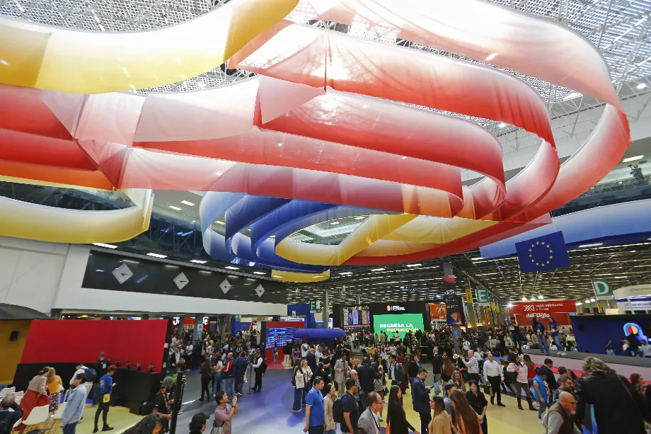 Pavillon de l'Union européenne, invité d'honneur de la Foire internationale du livre de Guadalajara (EFE/Francisco Guasco)