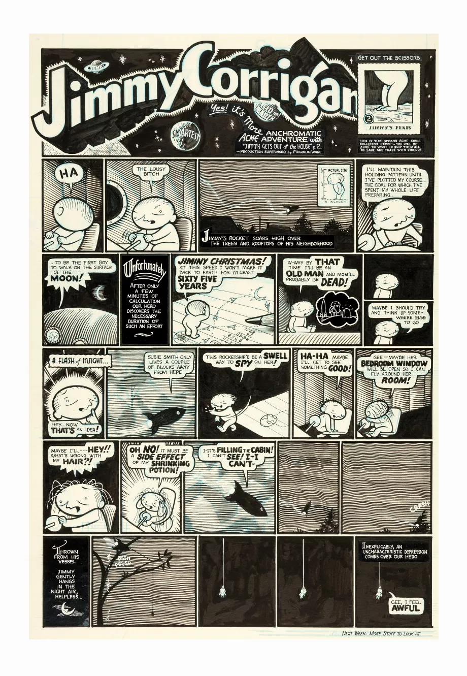 Le romancier graphique Chris Ware a gagné en notoriété au début de ce siècle avec sa bande dessinée 