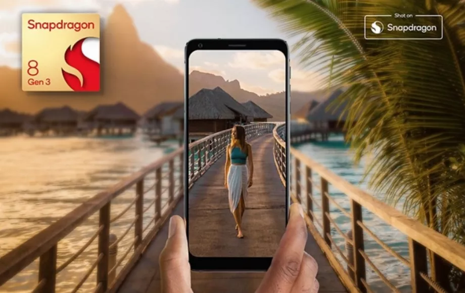 Le Snapdragon 8 Gen 3 est le nouveau processeur de Qualcomm pour appareils mobiles haut de gamme, qui se distingue par sa puissance accrue, en plus d'augmenter les capacités de traitement de l'intelligence artificielle (IA) générative. (Qualcomm)