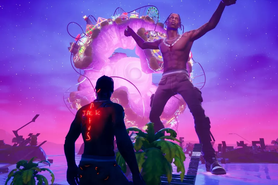 L'un des événements préférés des fans est l'événement Travis Scott. (Fortnite)