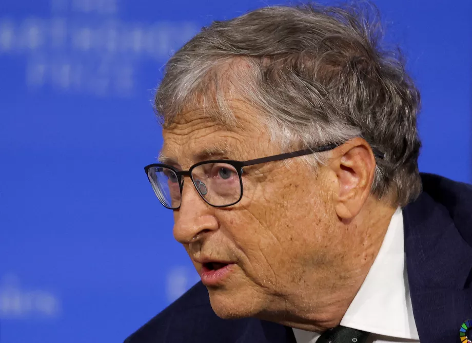 Bill Gates envisage un changement dans la semaine de travail grâce à l’intelligence artificielle. (REUTERS/Shannon Stapleton/Piscine)