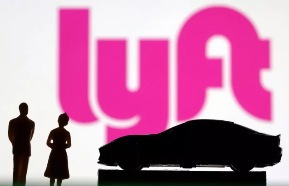 Le logo Lyft apparaît dans cette illustration. (Reuters/Dado Ruvic/Illustration)