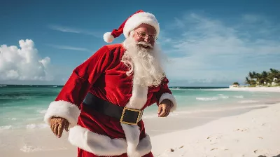 Que ce serait si le Père Noël visitait le Mexique en tant que touriste, selon l'intelligence artificielle